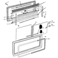 MOUSTIQUAIRE FR32 LARG. 350mm BLANC POUR BAIE SEITZ